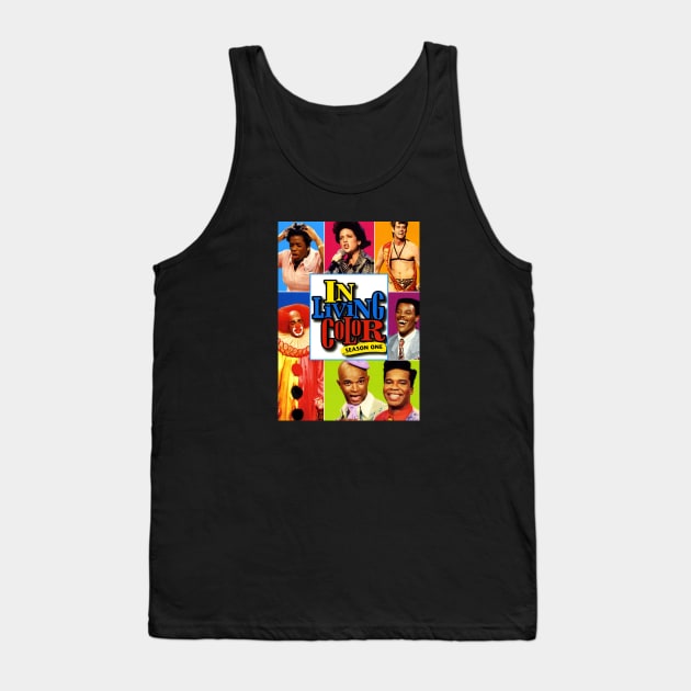 In Living Color Poster Skit Variety Tv Show Fan Tank Top by Tracy Daum